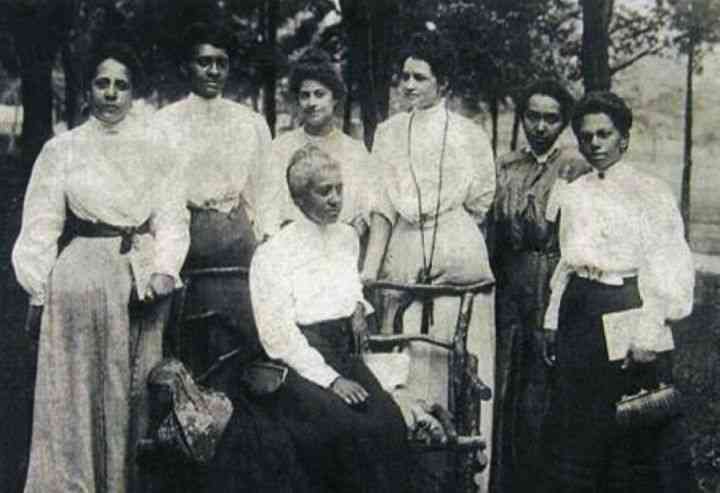 People at Black Storer College in Virginia