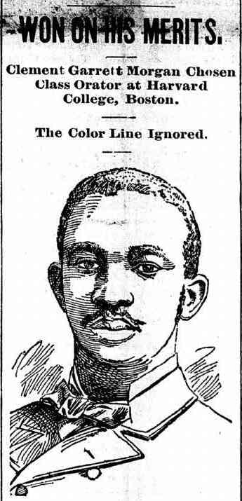 A newspaper clipping about Clement Morgan