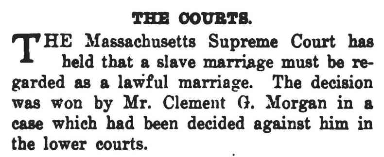 An old newspaper column