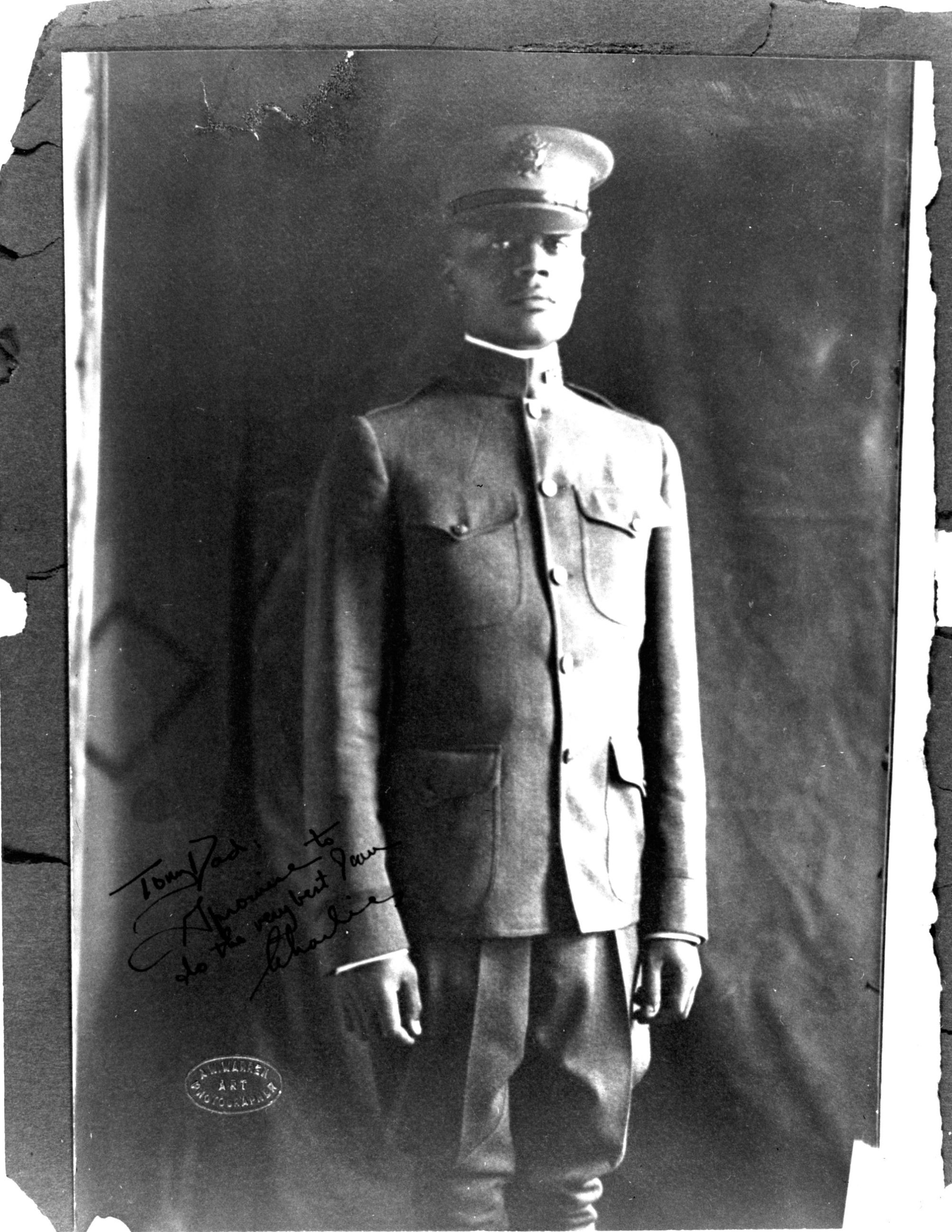 Charles Hamilton Houston in his army uniform