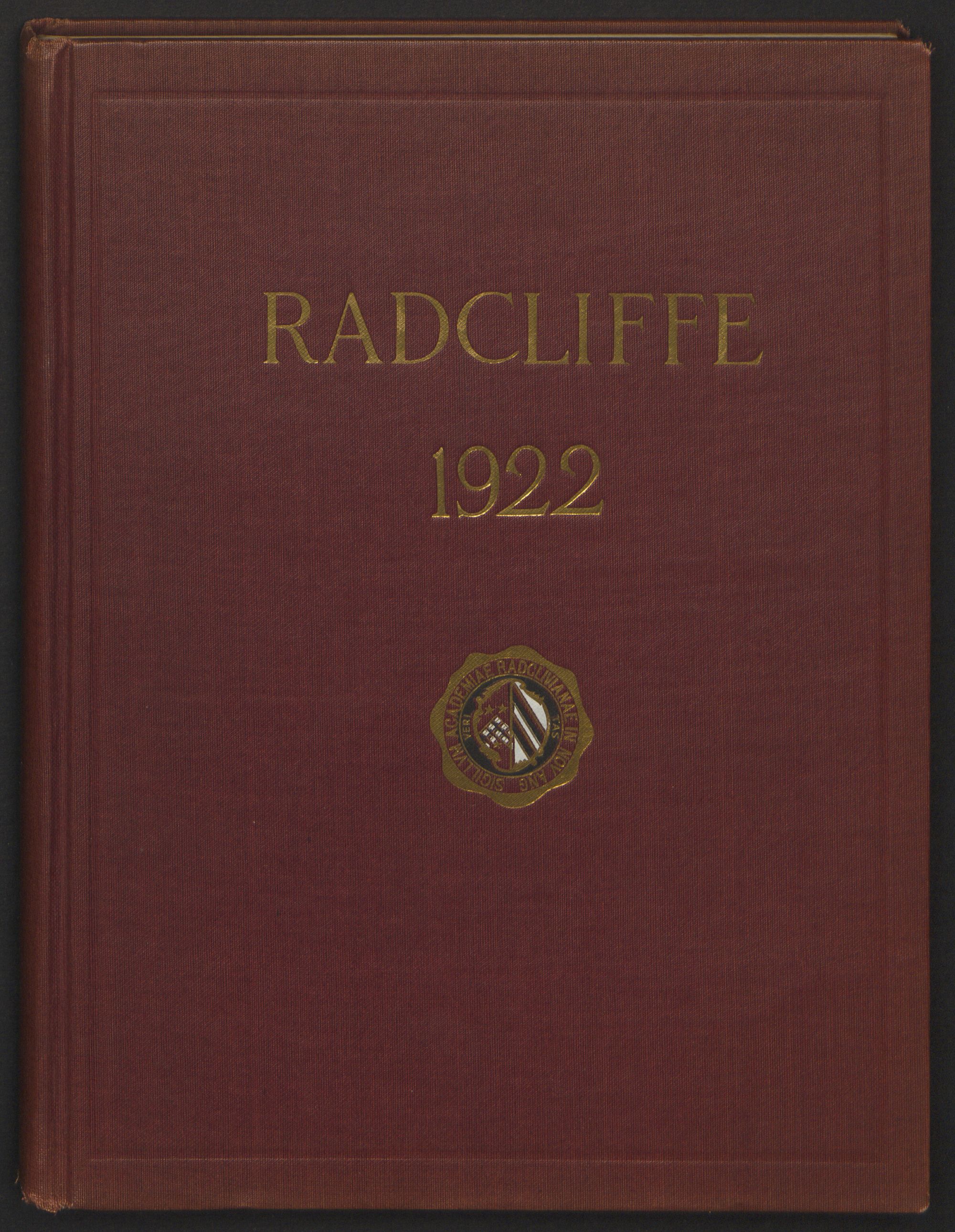 Radcliffe's 1922 yearbook