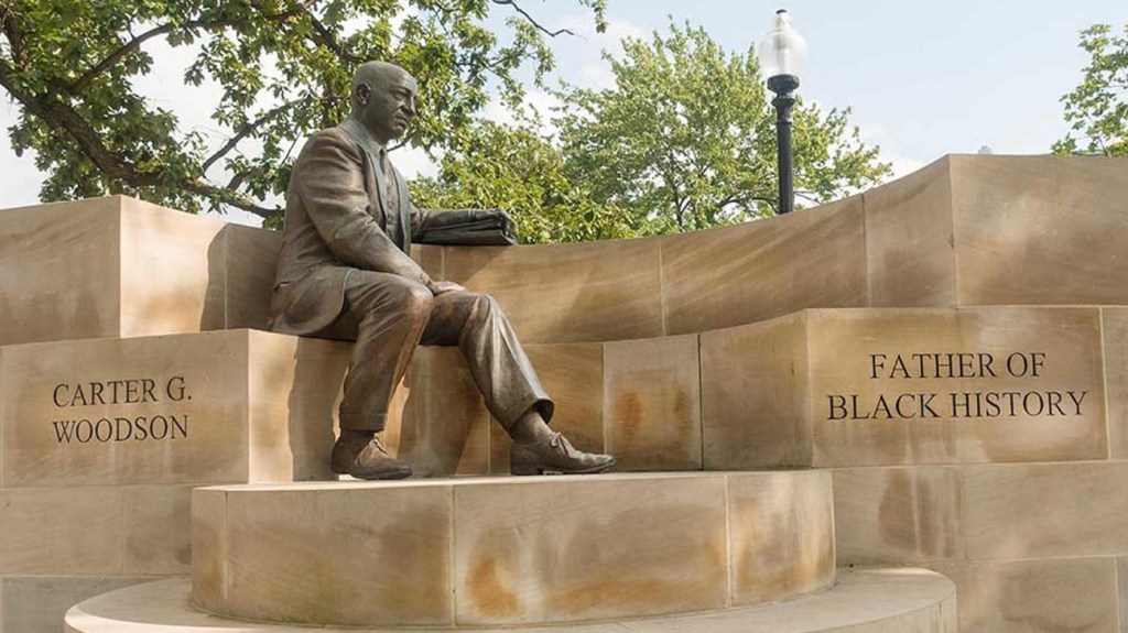 A momument to Carter Woodson