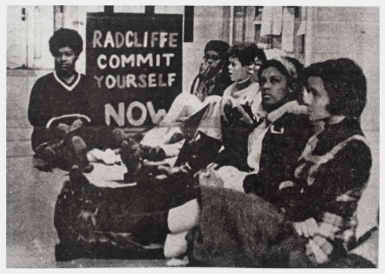 Student protests at Harvard and Radcliffe during the late 1960s