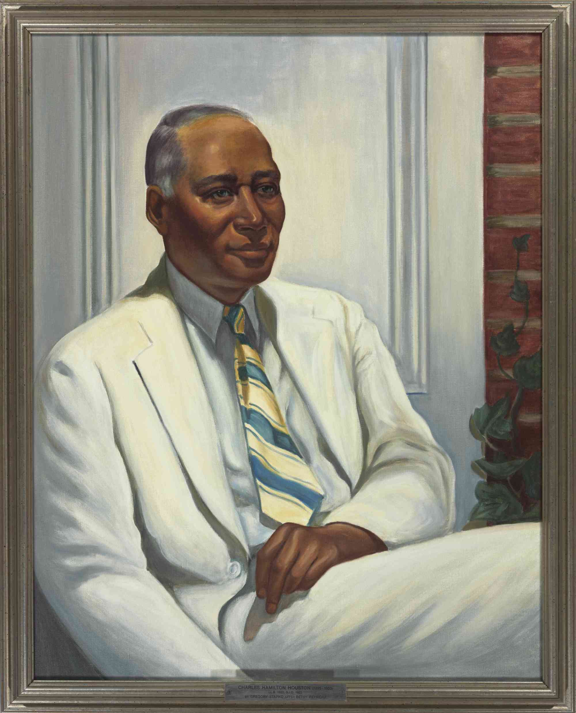 A painting of Charles Hamilton Houston