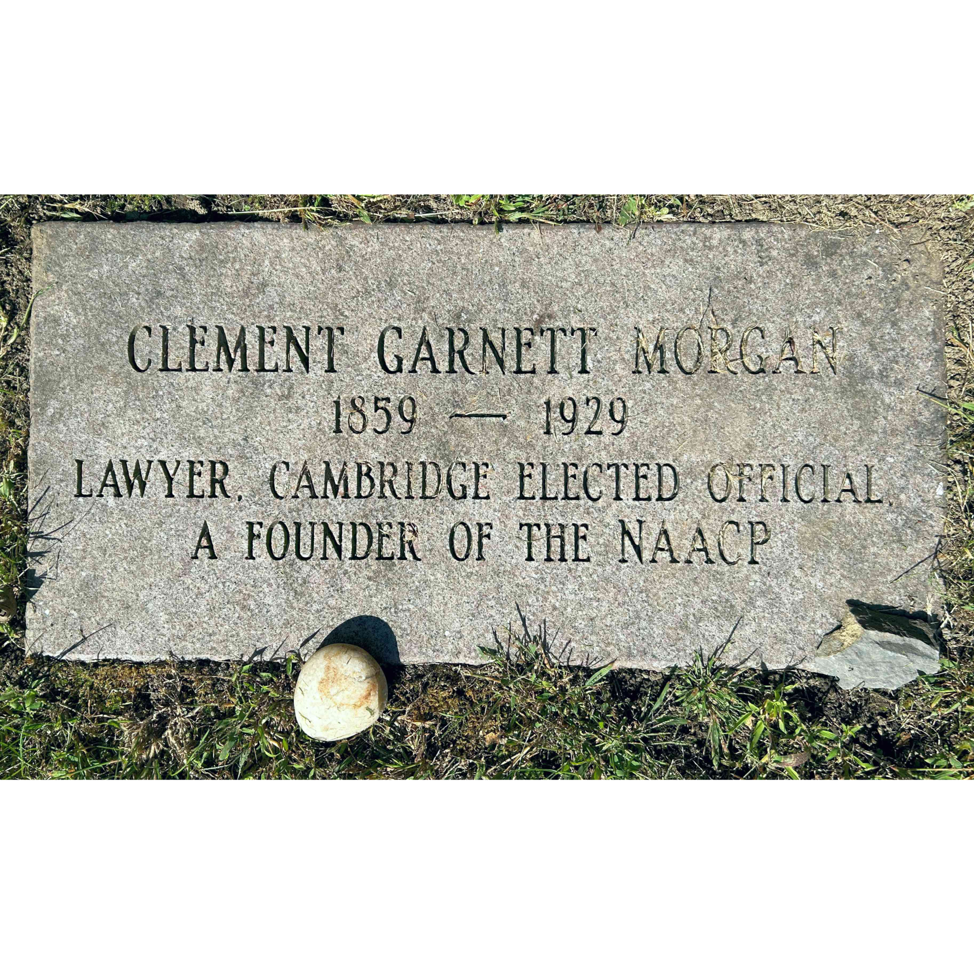 A plaque honoring Clement Morgan