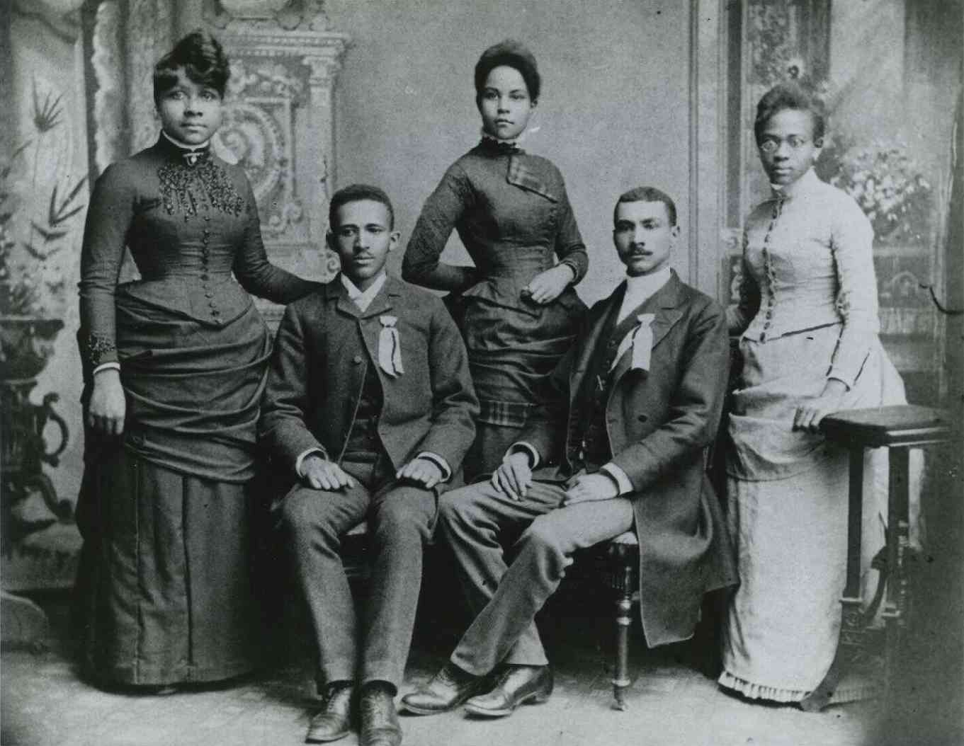 W. E. B. Du Bois and Emmaline Hardwick at Fisk University in the 1930s.