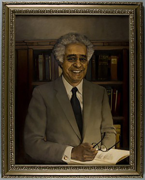 A painting of Ewart Guinier