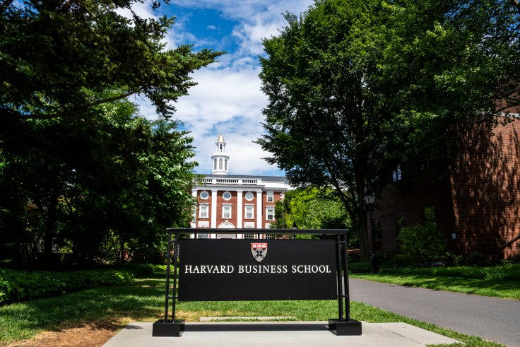 A photo of Harvard Business School campus